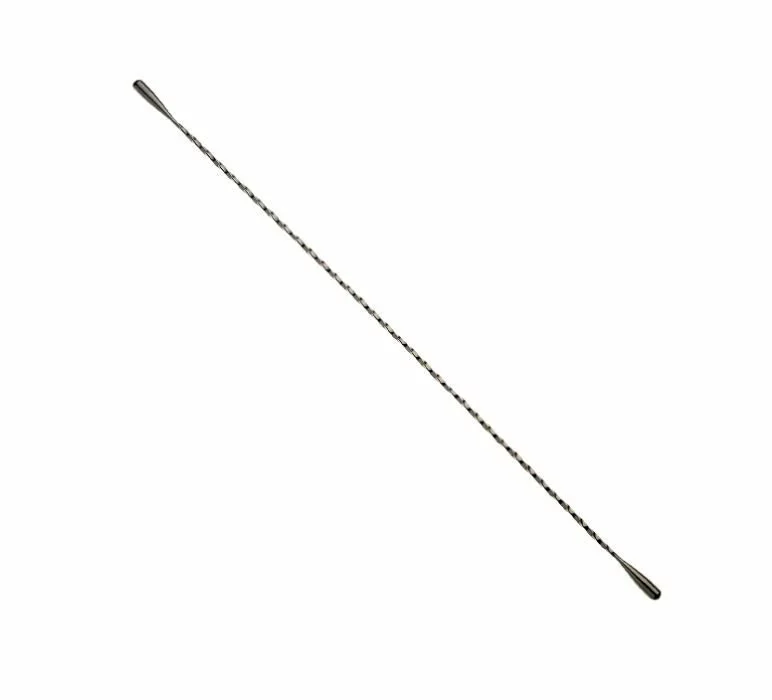 Mercer Barfly 17" Stainless Steel Double Ended Stirrer | Gun Metal Black