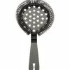 Mercer Barfly Classic Hawthorne Spring Bar Strainer | Gun Metal Black
