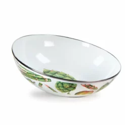 Golden Rabbit Enamelware 14" Catering Bowl | Fresh Produce