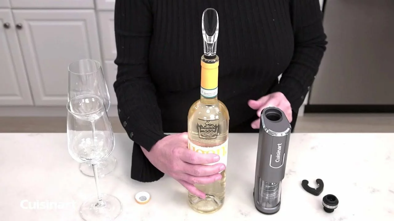 Cuisinart EvolutionX Cordless Rechargeable 4-in-1 Wine Opener | Dark Grey - Image 6