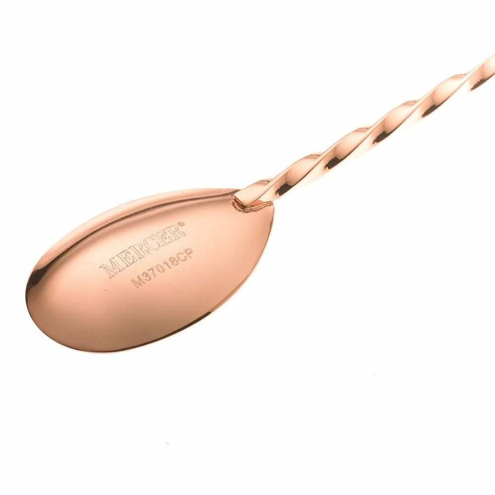 Mercer Barfly 11.8" Bar Spoon With Muddler | Copper Plated - Image 4