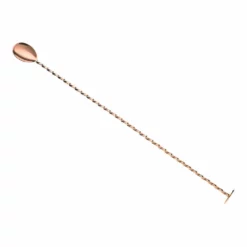 Mercer Barfly 15.75" Bar Spoon With Muddler | Copper Plated