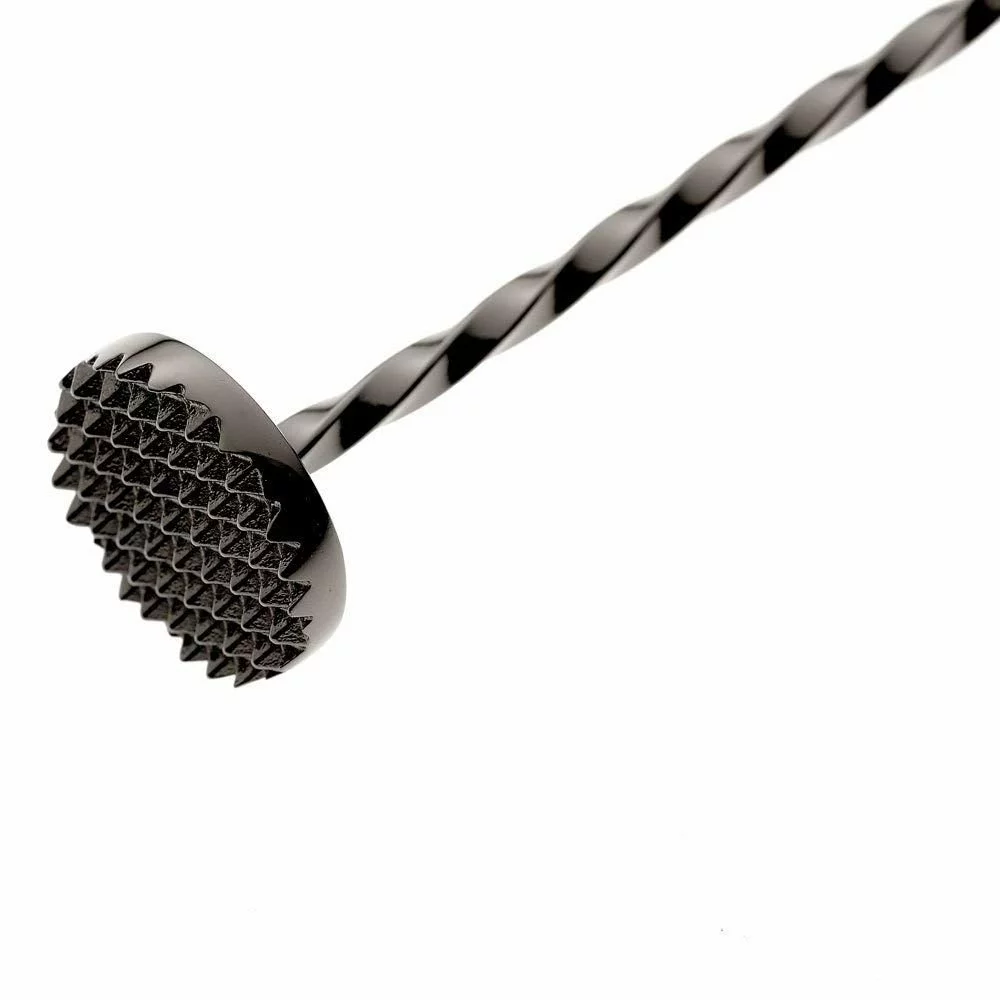 Mercer Barfly 11.8" Bar Spoon With Muddler | Gun Metal Black - Image 3