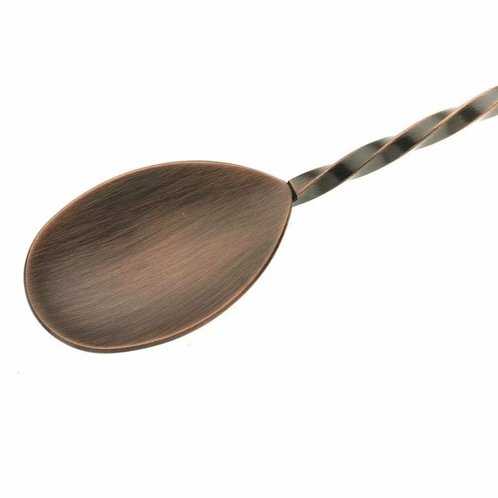 Mercer Barfly 15.75" Bar Spoon With Muddler | Antique Copper - Image 2