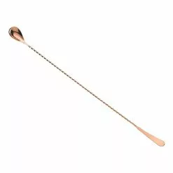 Mercer Barfly 17.1" Japanese-Style Bar Spoon | Copper Plated