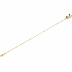 Mercer Barfly 19.6" Classic Bar Spoon | Gold Plated