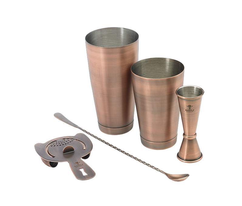 Mercer Barfly Basic Set | Antique Copper