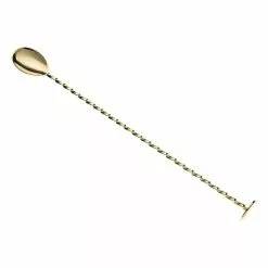 Mercer Barfly 11.8" Bar Spoon With Muddler | Gold Plated