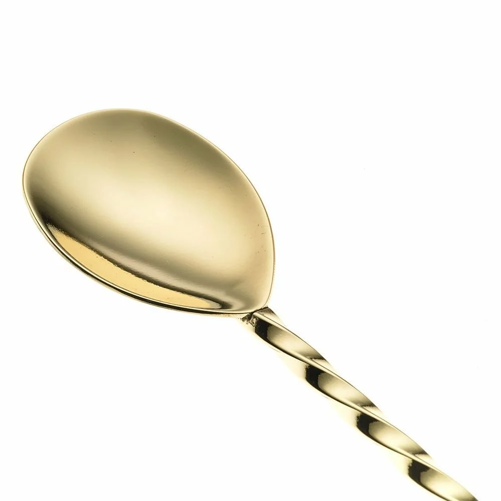 Mercer Barfly 15.75" Bar Spoon With Muddler | Gold Plated - Image 3