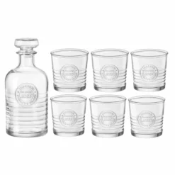 Bormioli Rocco Officina Whiskey Set | 7-Piece