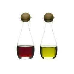 Sagaform Nature Oil/Vinegar Bottles With Oak Stopper