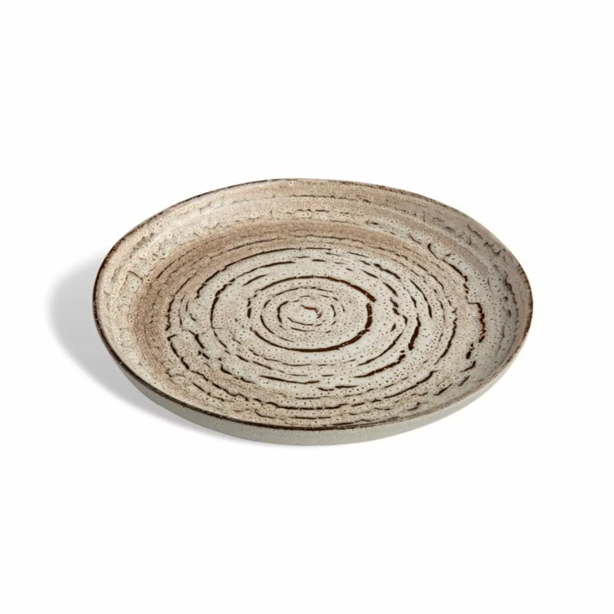 Carmel Ceramica Truffle 14" Round Serving Platter