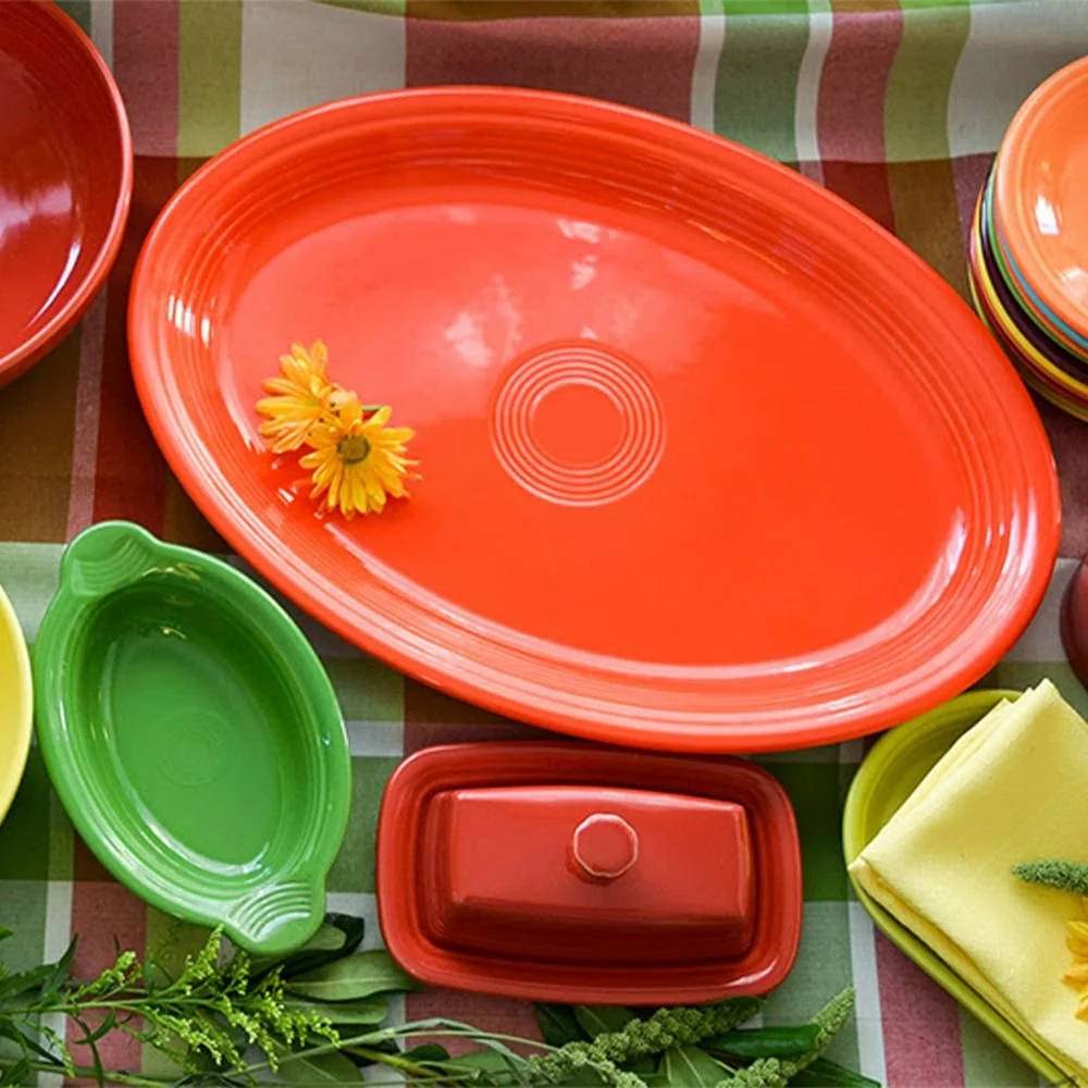 Fiesta® 19.25" Extra Large Oval Serving Platter | Poppy - Image 2