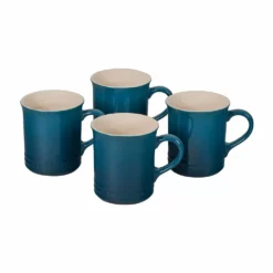 Le Creuset 14oz Mugs (Set Of 4) | Deep Teal