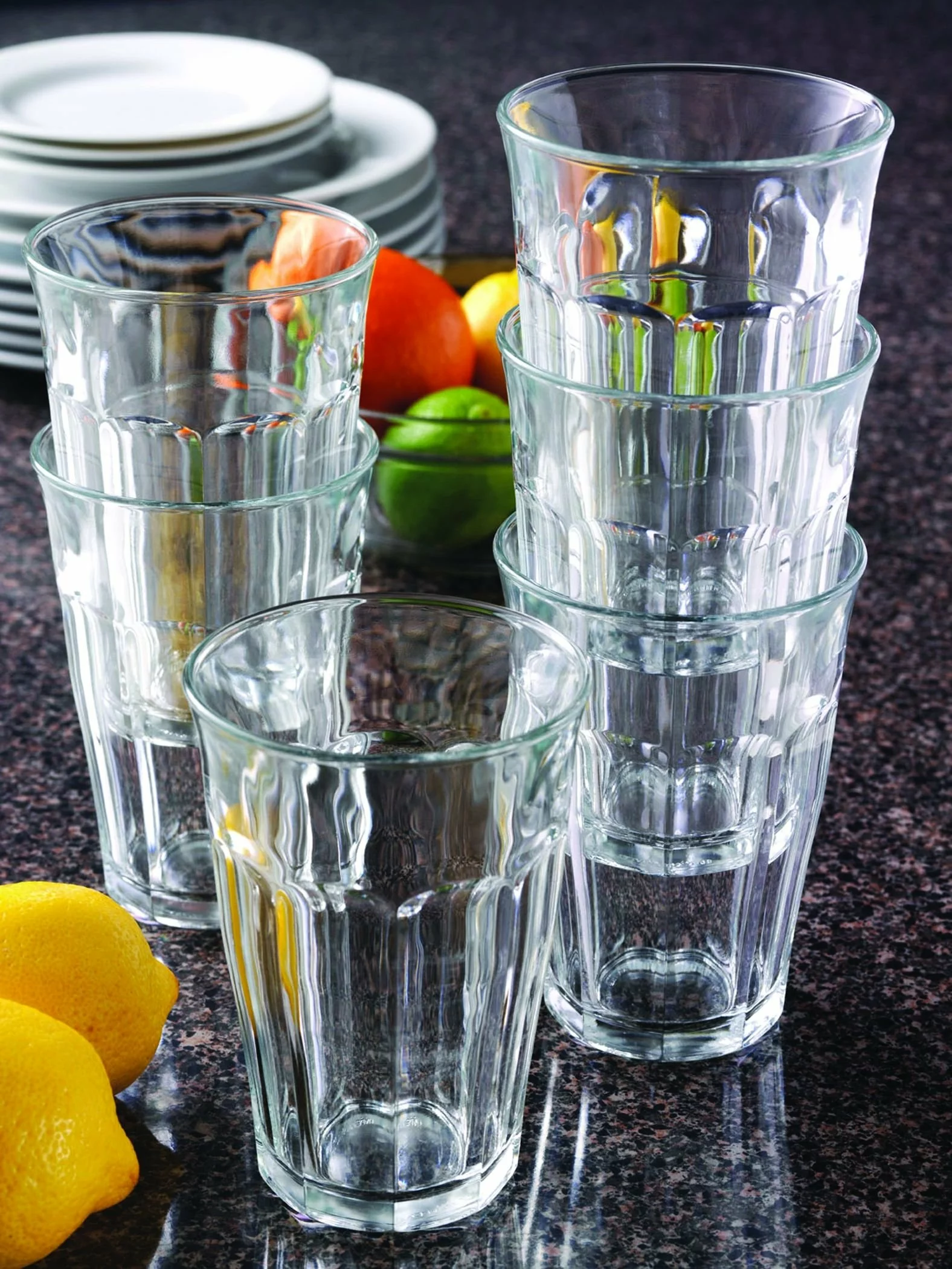 Duralex 12.62oz Picardie Clear Tumbler | Set Of 6 - Image 3