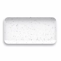 TarHong Melamine Tabletop 14.9" X 7.7" Appetizer Tray | Terrazzo Matte
