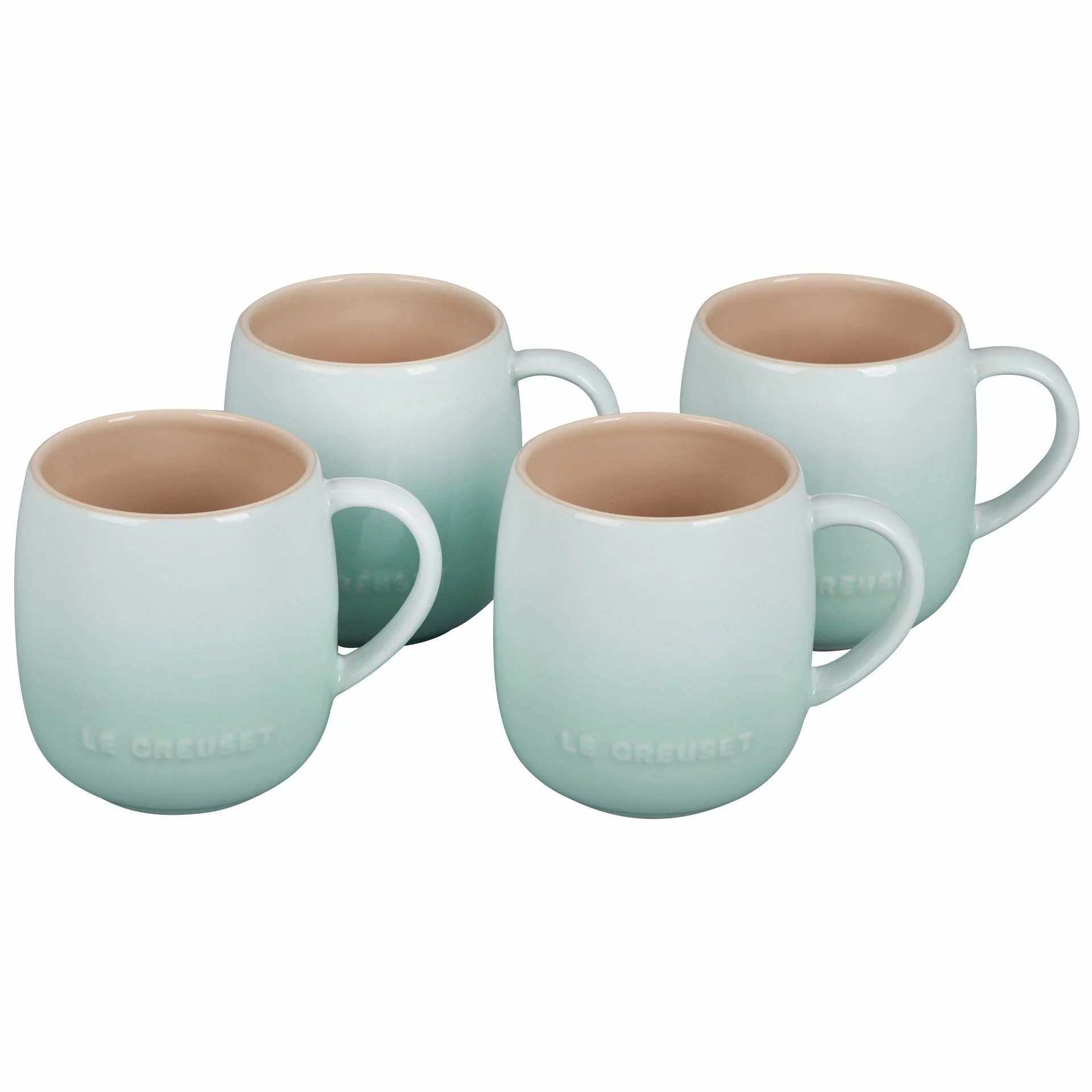 Le Creuset 13oz Heritage Mugs (Set Of 4) | Ice Green