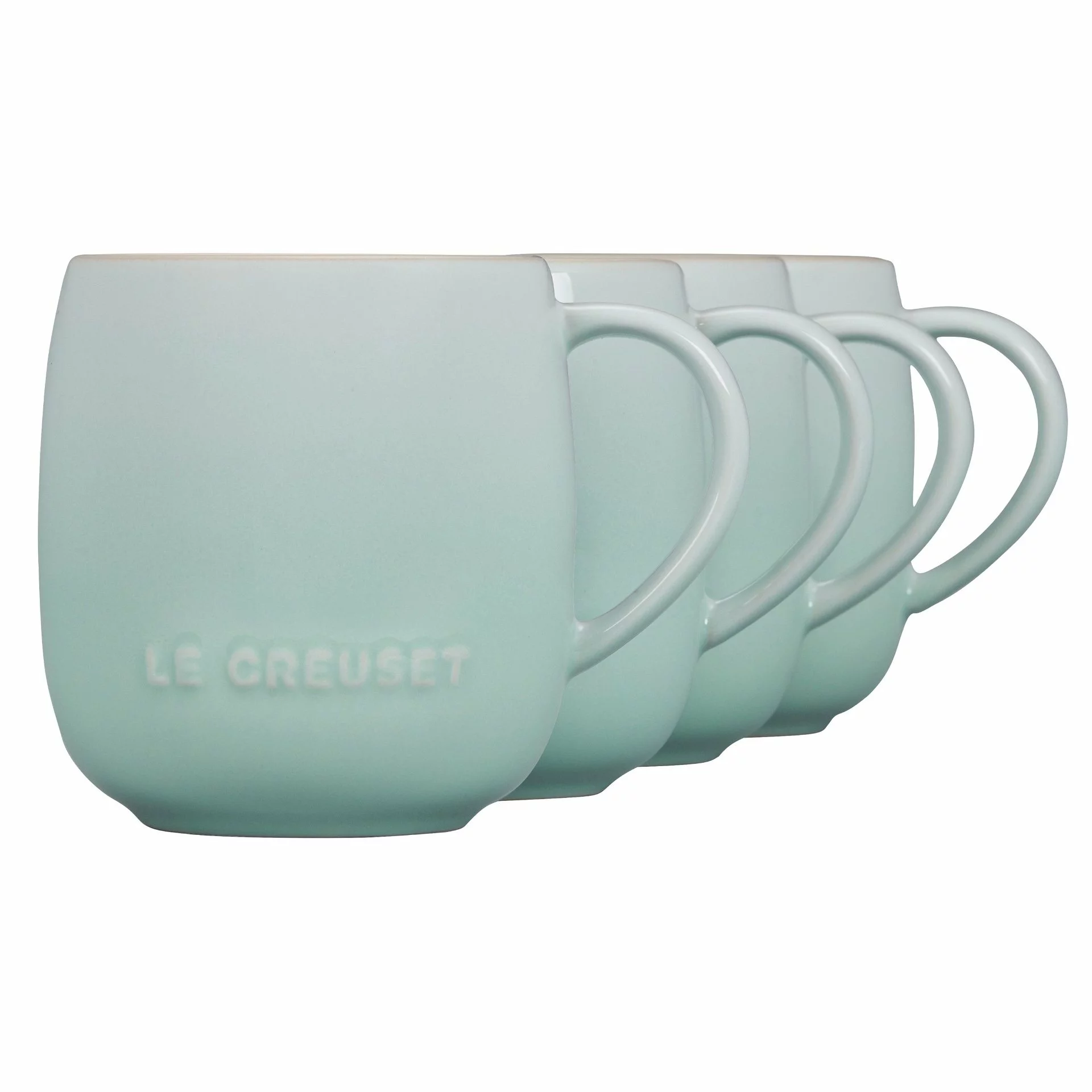 Le Creuset 13oz Heritage Mugs (Set Of 4) | Ice Green - Image 2