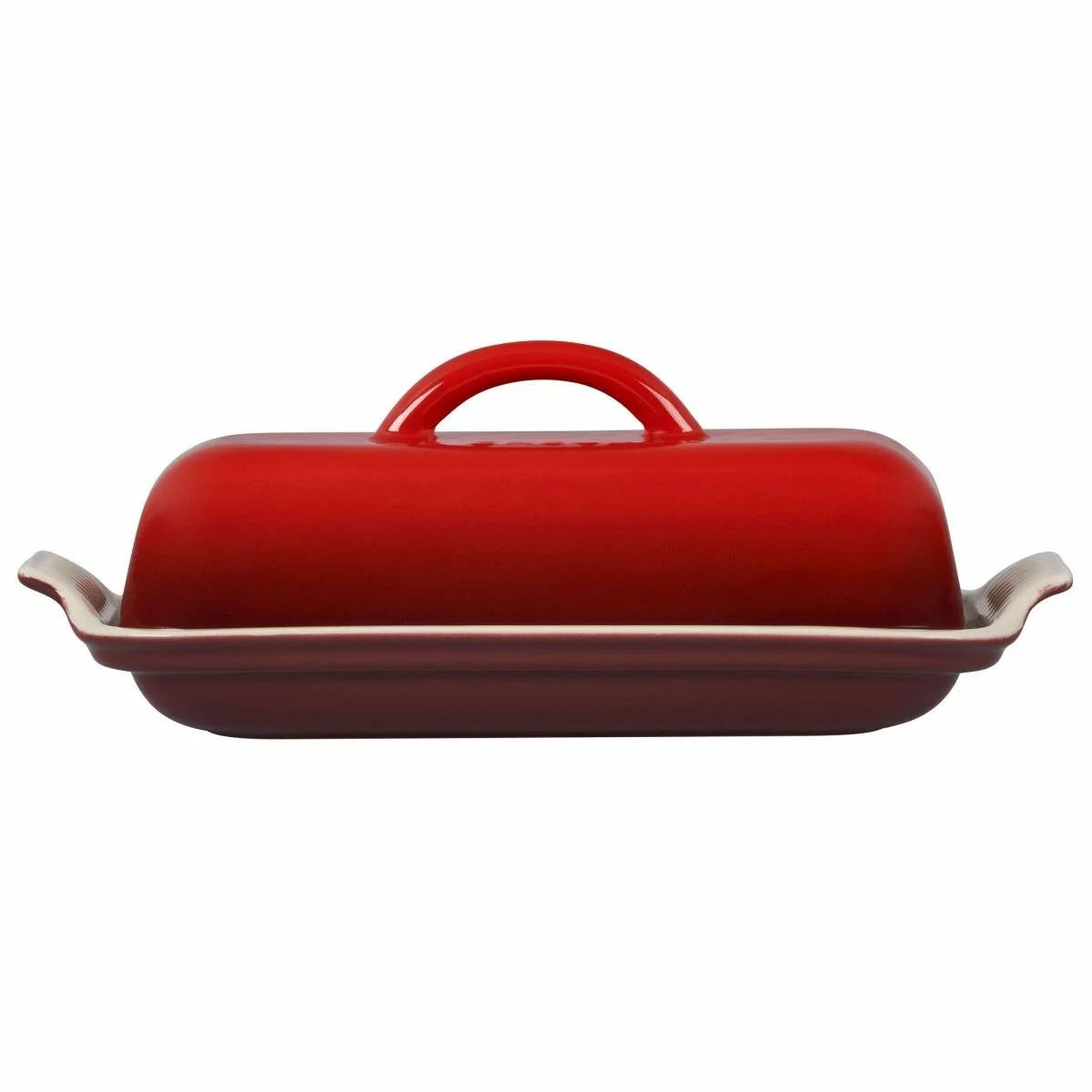 Le Creuset Heritage Butter Dish | Cerise/Cherry Red - Image 2