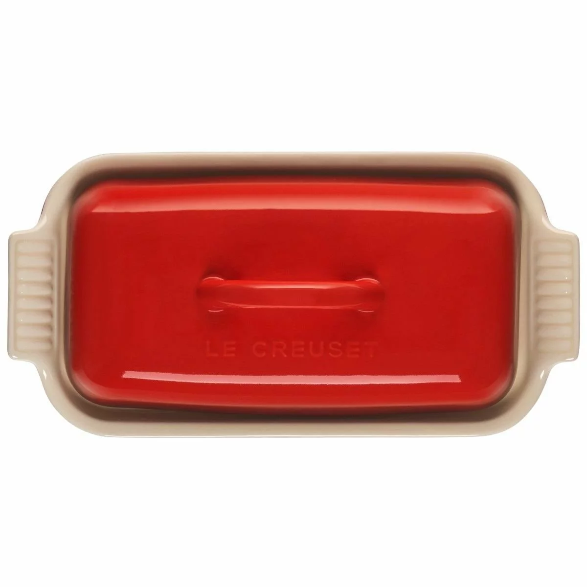 Le Creuset Heritage Butter Dish | Cerise/Cherry Red - Image 3