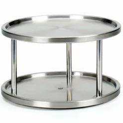RSVP International RSVP Endurance Stainless Steel Two-Tier Turntable