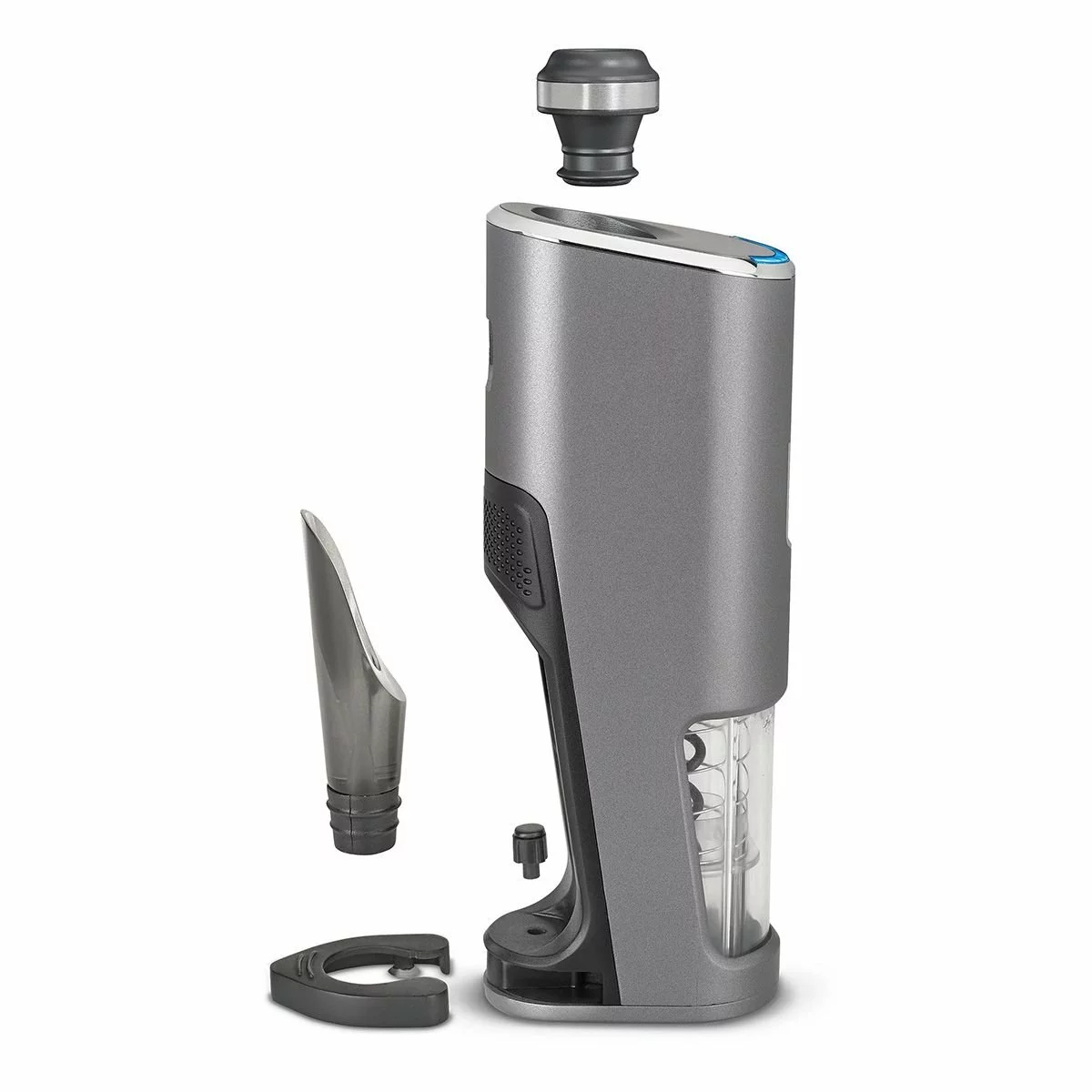 Cuisinart EvolutionX Cordless Rechargeable 4-in-1 Wine Opener | Dark Grey
