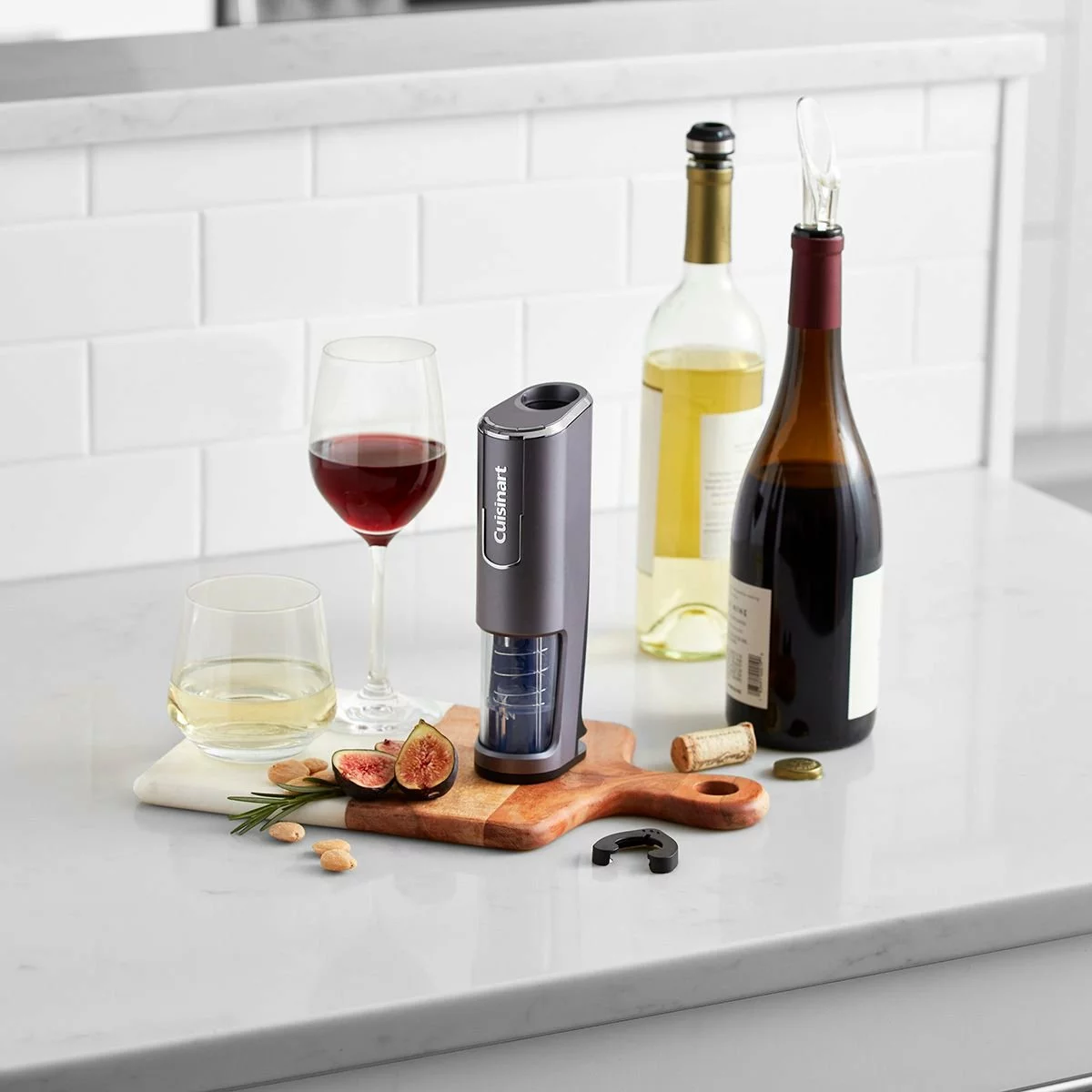 Cuisinart EvolutionX Cordless Rechargeable 4-in-1 Wine Opener | Dark Grey - Image 5