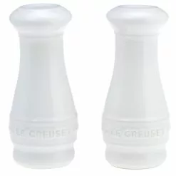 Le Creuset 2-Piece Salt & Pepper Shakers | White