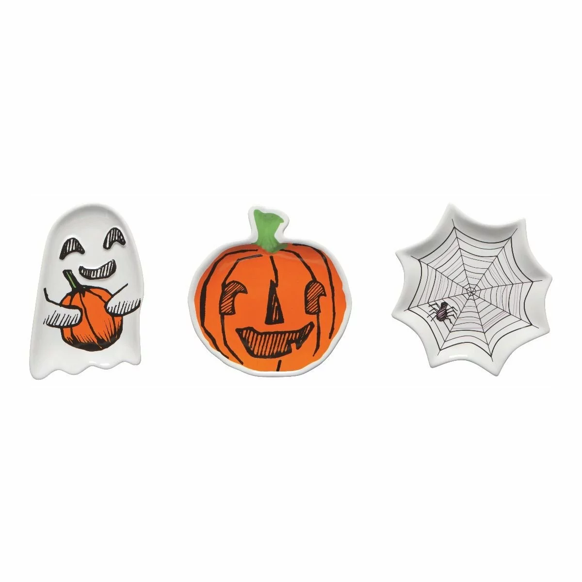Danica Brands Danica Jubilee 9" X 6.75" Shaped Dishes (Set Of 3) | Spooktacular