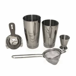 Mercer Barfly 5-Piece Shaker Set | Stainless Steel