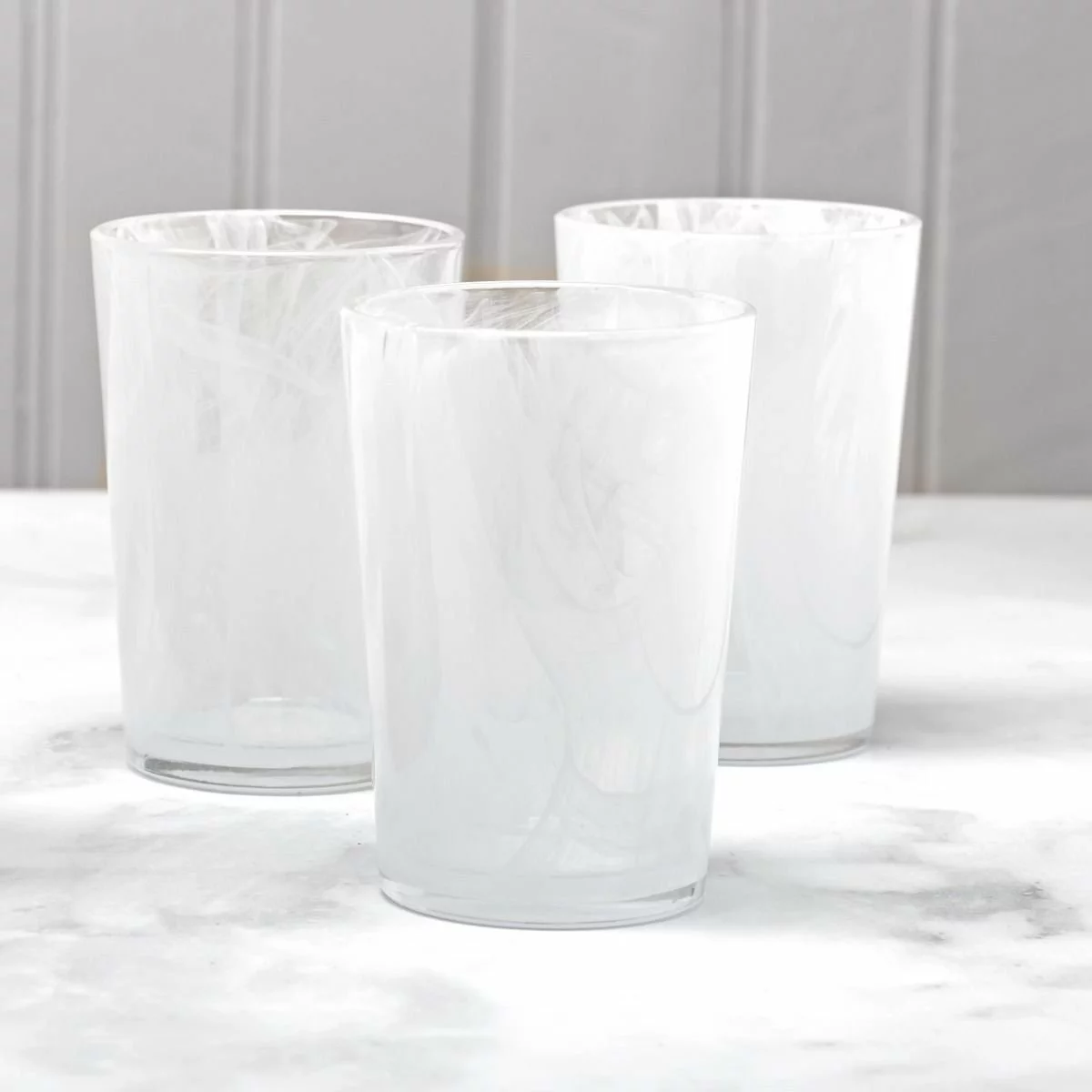Fortessa Swirl 14oz Ice Beverage Glass | White - Image 2