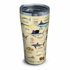 Tervis® 20oz Triple-Walled Insulated Stainless Steel Tumbler With Lid | Guy Harvey® Charts