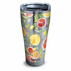 Tervis® 30oz Triple-Walled Insulated Stainless Steel Tumbler With Lid | Yao Cheng® Citrus - Yellow