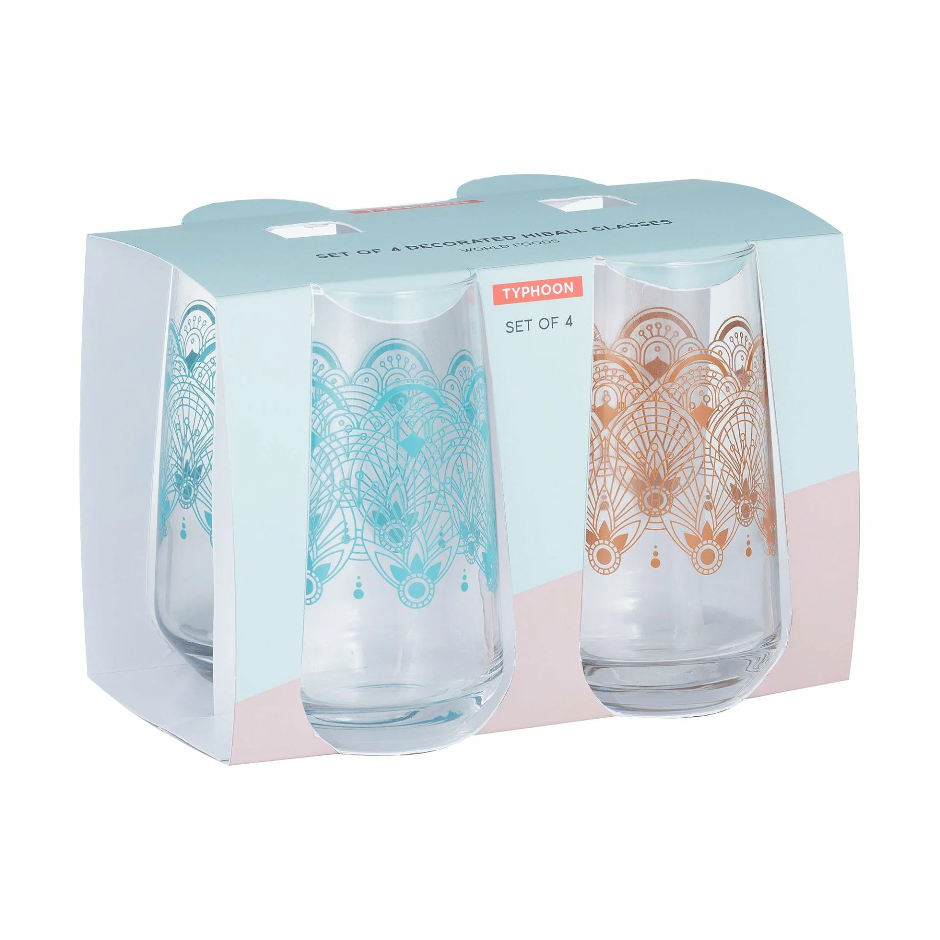 Typhoon World Foods 15.5 Oz Highball Glasses | Set Of 4 - Image 2