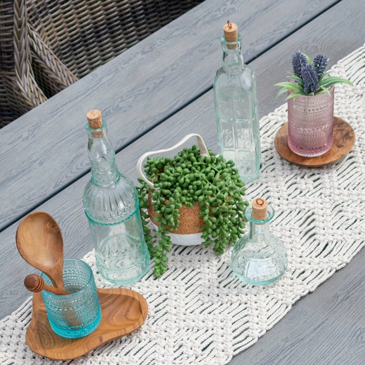 Bormioli Rocco 7oz Olivia Glass Oil & Vinegar Bottle - Image 2