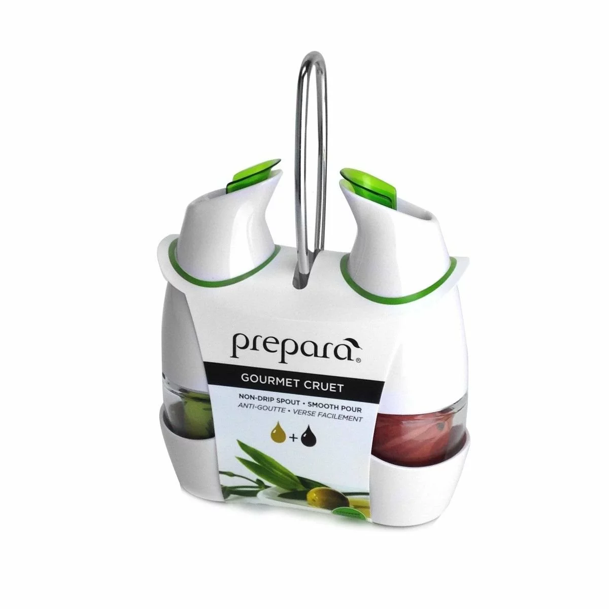 Prepara Gourmet Cruet Set With Carrier - Image 3