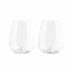 Stolzle 16oz Vulcano Stemless Wine Glasses | Set Of 2