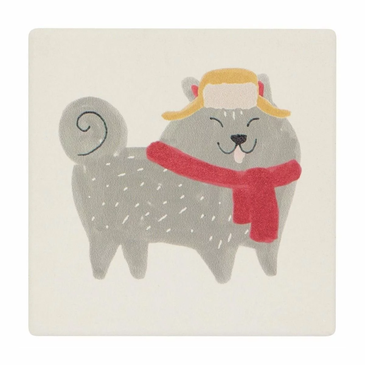 Danica Brands Danica Jubilee 4" Soak Up Coasters (Set Of 4) | Yule Dogs - Image 4